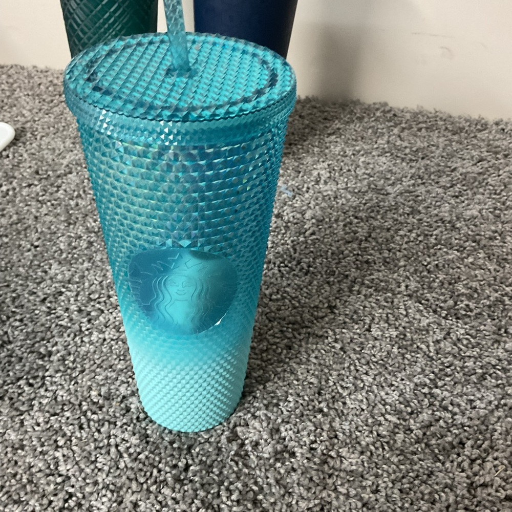 Starbucks Aqua Textured Tumbler